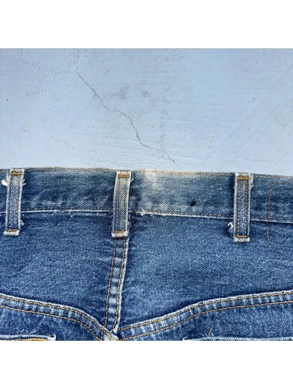 Levis 501 Vintage 80s USA XX Straight Leg Jeans Blue Light Wash 40x33 Act 38x29